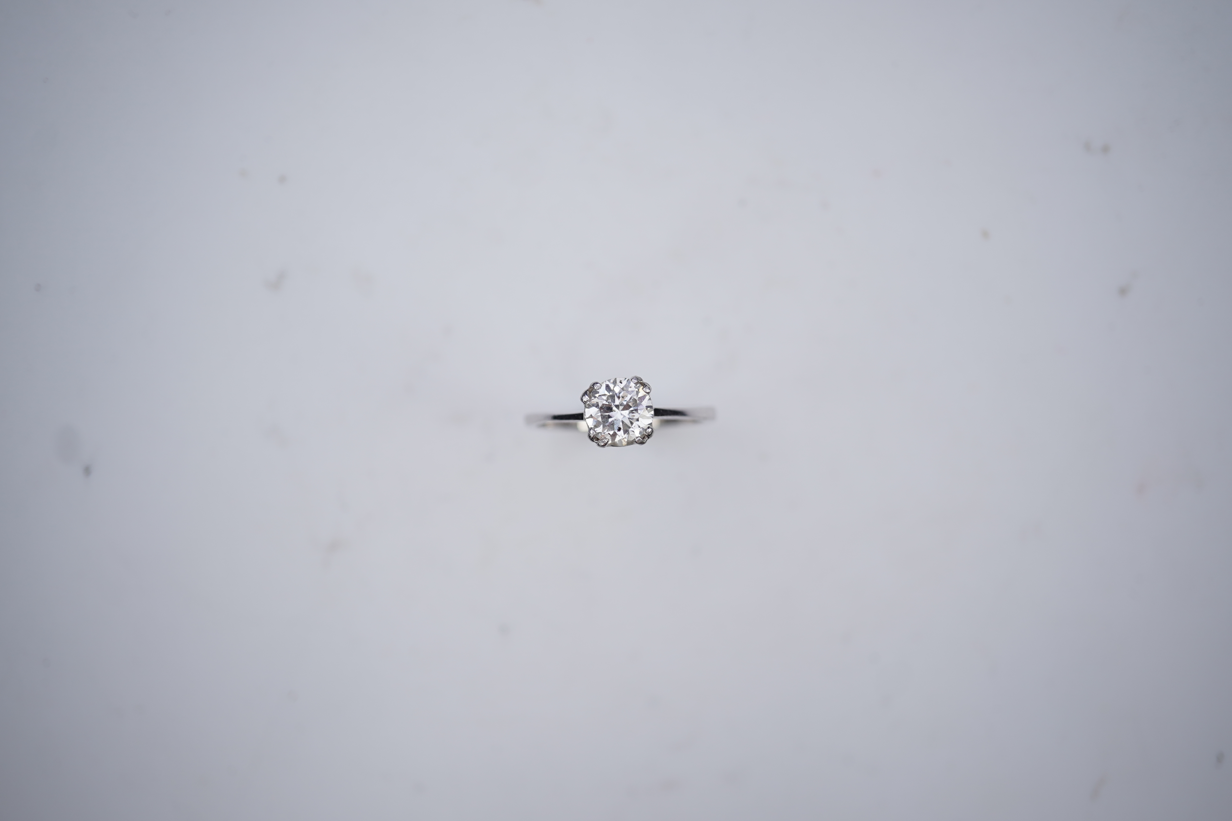 A diamond cluster ring, circa 1900
